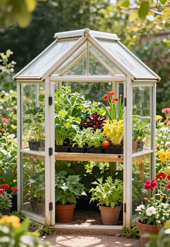 13 Efficient Raised Planter Ideas for Vegetable Gardens 12. Small Space Greenhouses 0