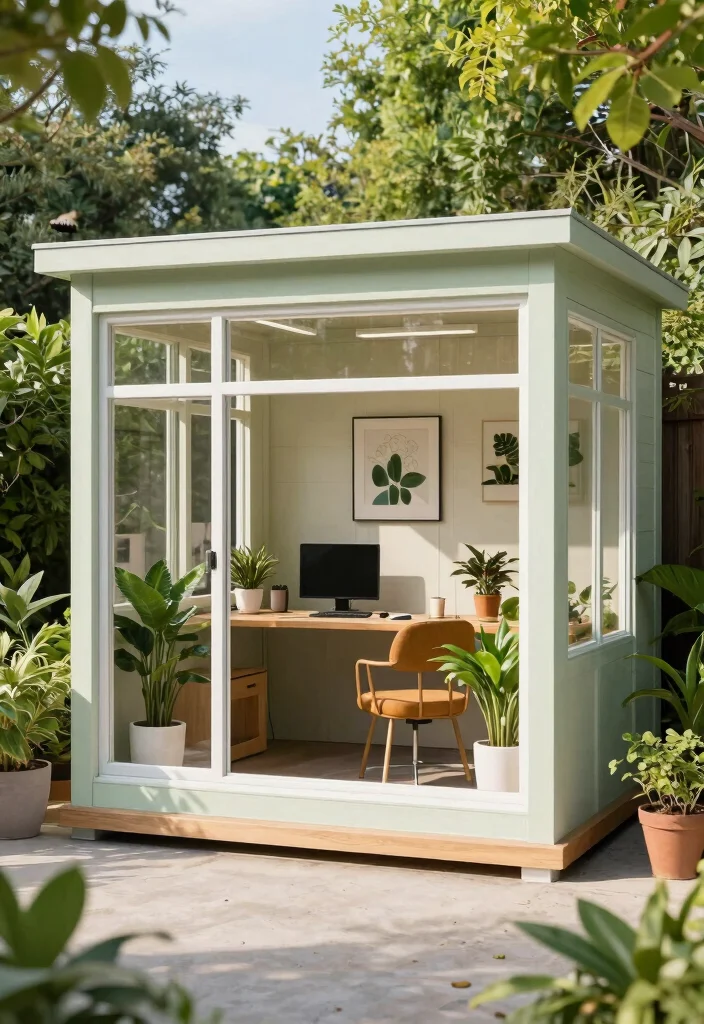 13 Incredible Garden Shed Makeover Inspiration Before After 12. Outdoor Office Shed 0