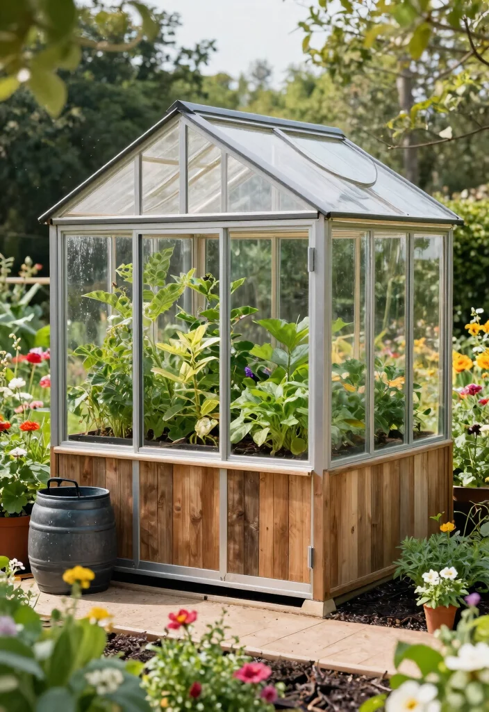 13 Incredible Garden Shed Makeover Inspiration Before After 5. Eco Friendly Greenhouse Shed 0