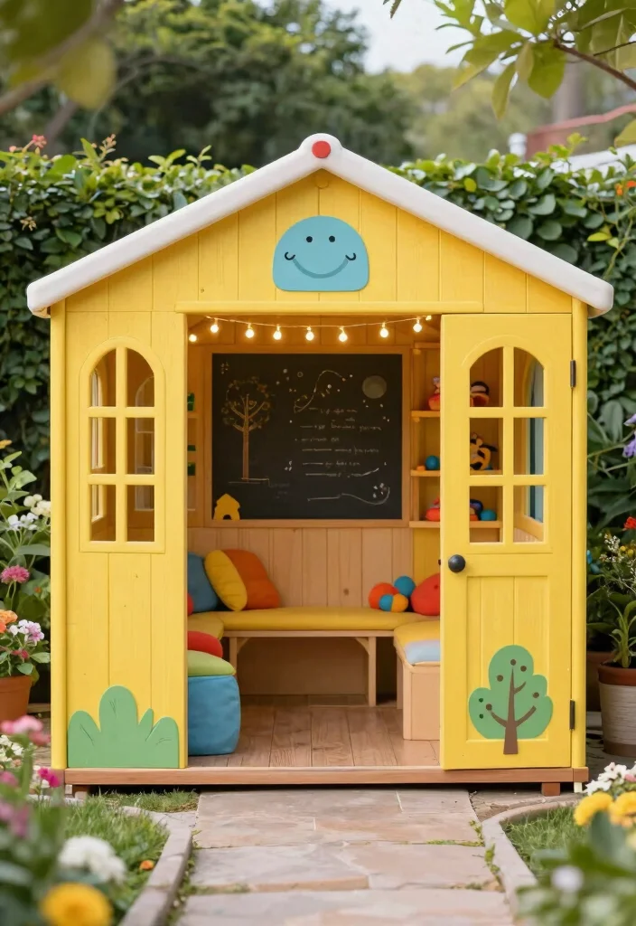 13 Incredible Garden Shed Makeover Inspiration Before After 9. Family Friendly Play Shed 0