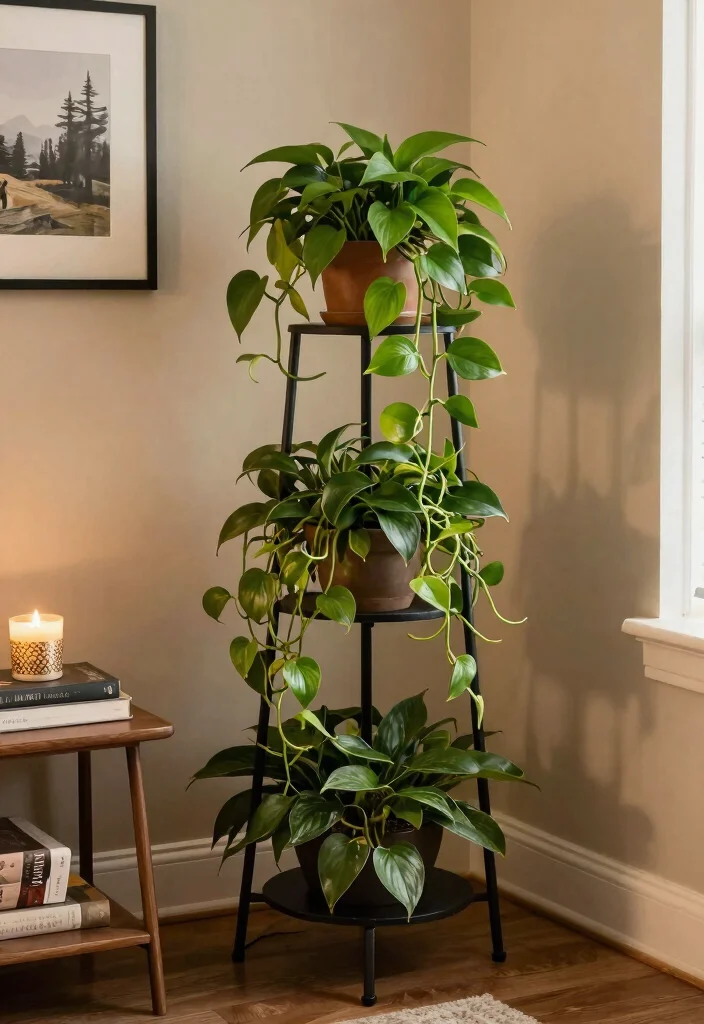 13 Most Stylish Plant Stand Inspiration for Your Pin 8. Corner Plant Stands 0