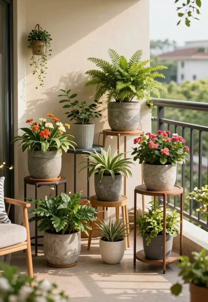 13 Professional Plant Stand Design Ideas for Every Style 12. Balcony Plant Stands 0