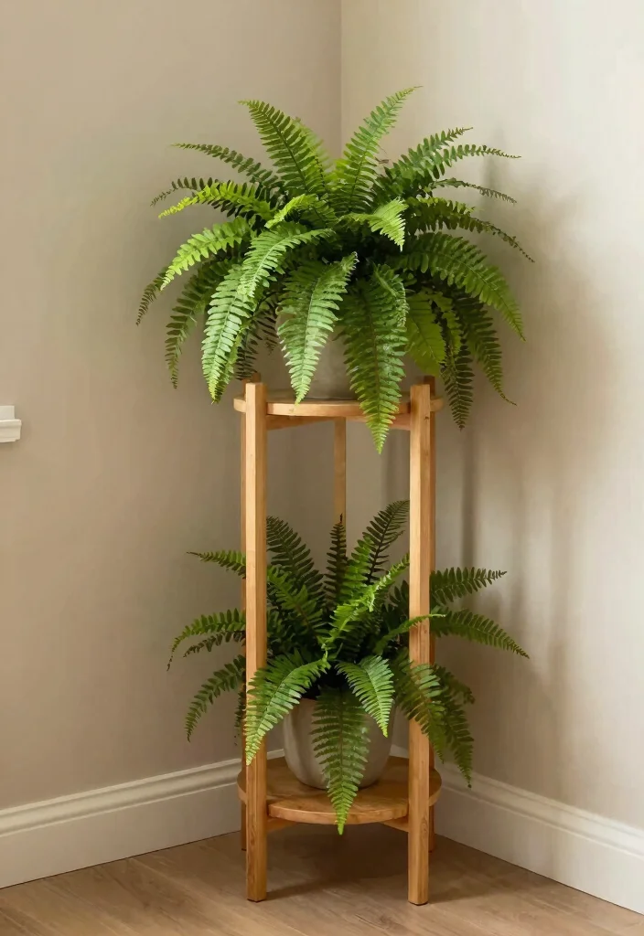 13 Professional Plant Stand Design Ideas for Every Style 7. Corner Plant Stands 0