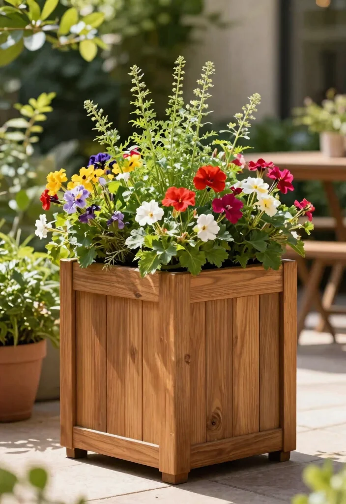 13 Sturdy Outdoor Plant Stand Ideas for Patios and Decks 12. Elevated Planters 0