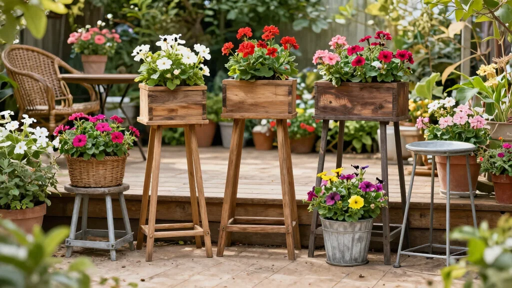 13 Sturdy Outdoor Planter Stand Ideas [Better Display]