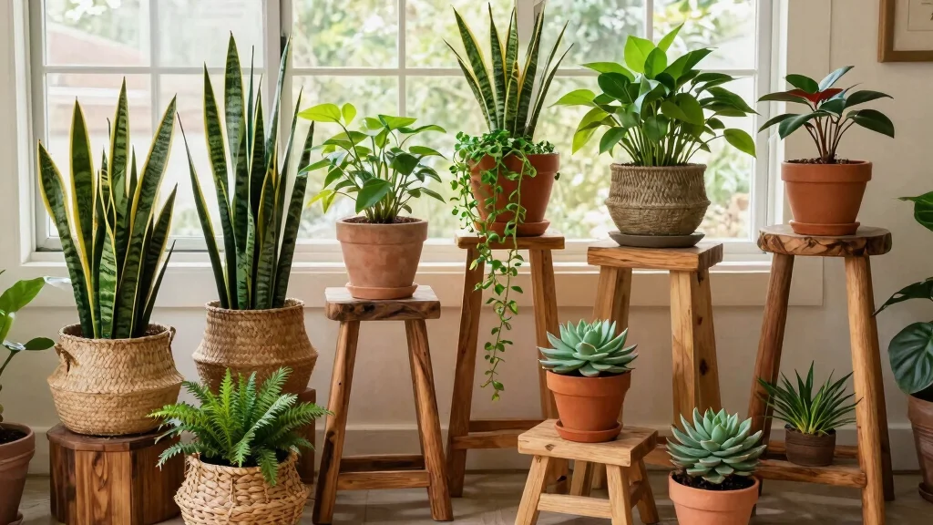 13 Warm Wooden Plant Stand Ideas [DIY Inspiration]
