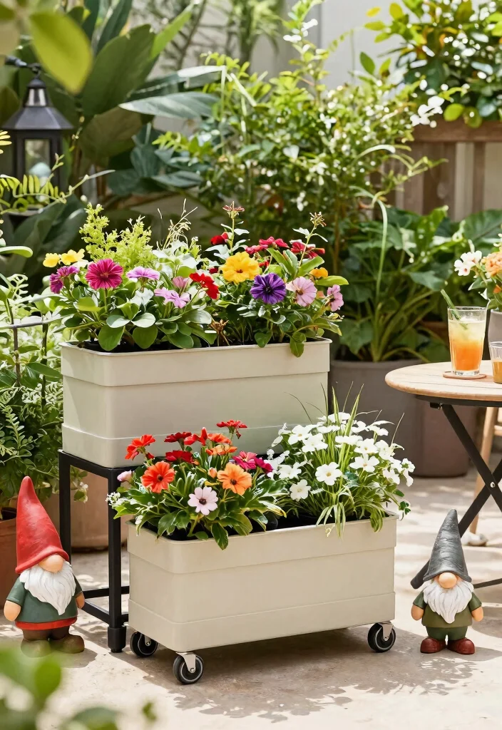 15 Amazing Planter Inspiration Outdoor Images for Pins 14. Portable Planters 0