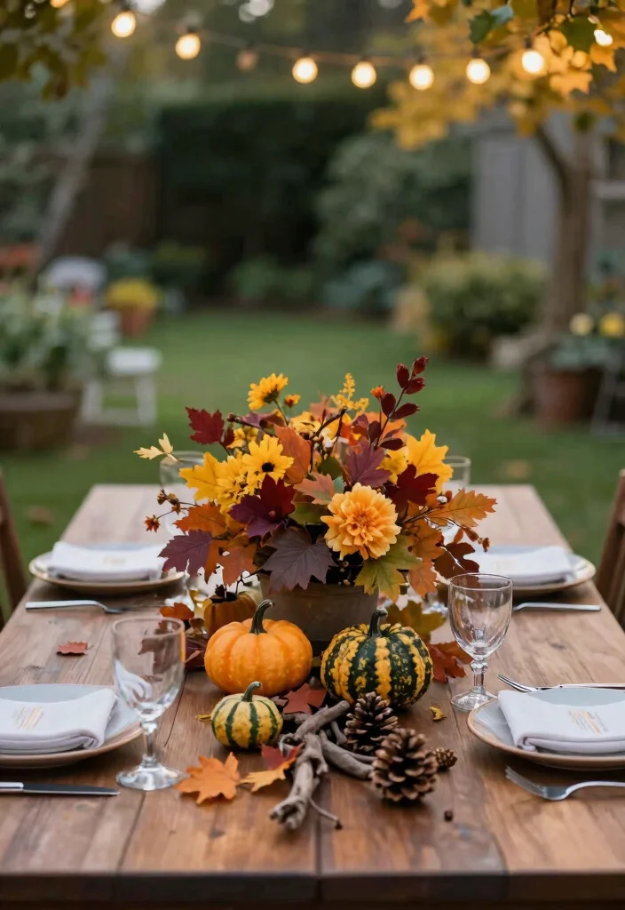 15 Beautiful Fall Outdoor Planter Ideas Autumn Colors 14. Elegant Seasonal Centerpiece 0