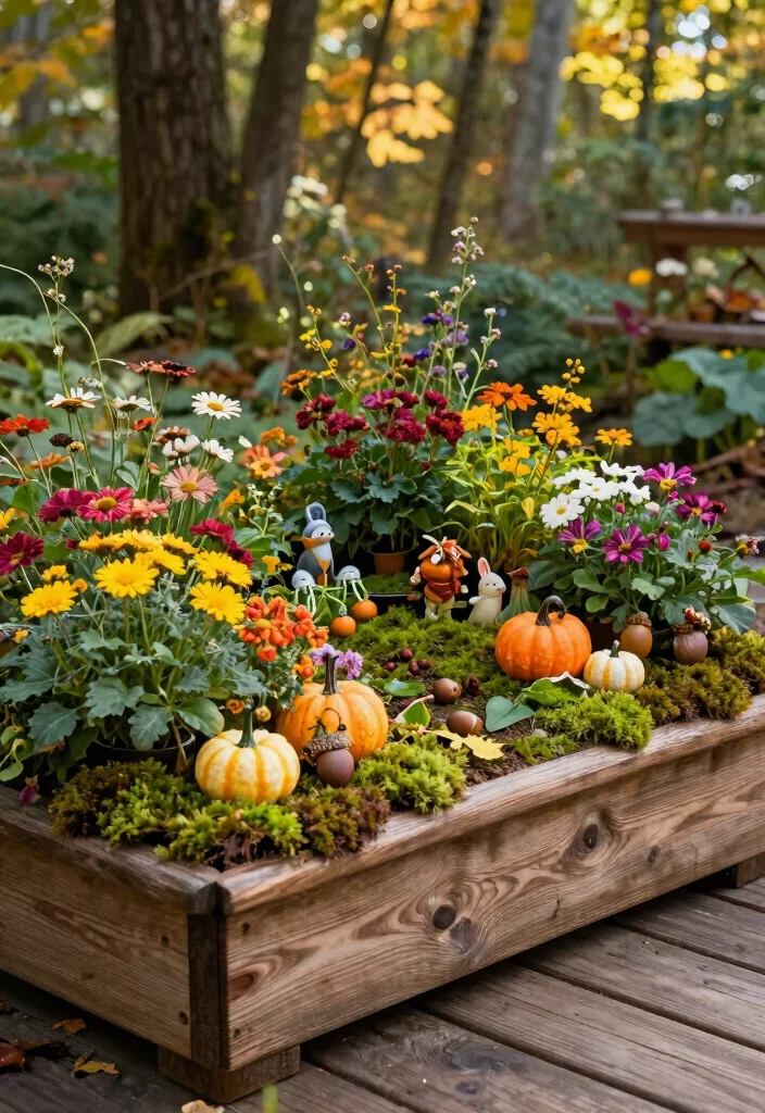 15 Beautiful Fall Outdoor Planter Ideas Autumn Colors 5. Whimsical Fairy Gardens 0