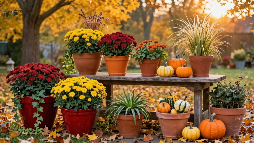 15 Beautiful Fall Outdoor Planter Ideas [Autumn Colors]