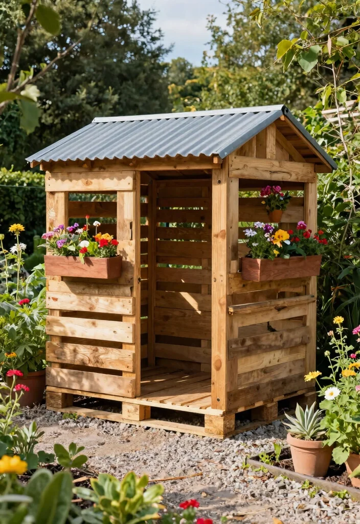 15 Best Cheap Garden Shed Ideas on a Budget Save Money 1. Reclaimed Pallet Shed 0
