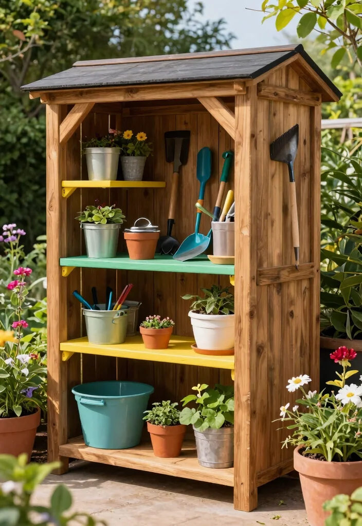 15 Best Cheap Garden Shed Ideas on a Budget Save Money 10. Tiered Garden Shed 0