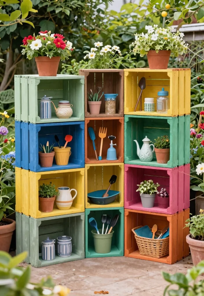 15 Best Cheap Garden Shed Ideas on a Budget Save Money 14. Modular Storage Solutions 0