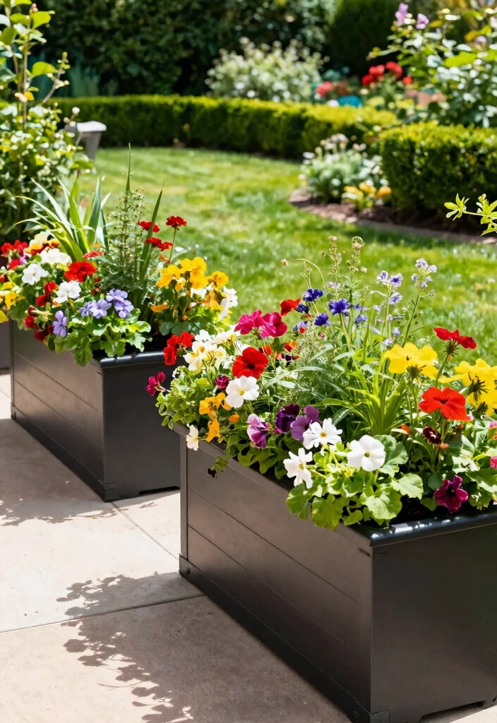 15 Best Outdoor Planter Decor Inspiration for Your Garden 8. Statement Flower Boxes 0