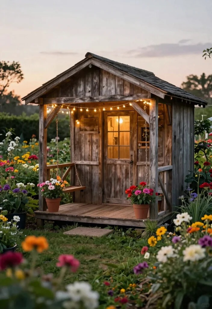 15 Best Sims 4 Garden Hut Ideas for Virtual Homeowners 1. Rustic Charm The Classic Wooden Shed 0