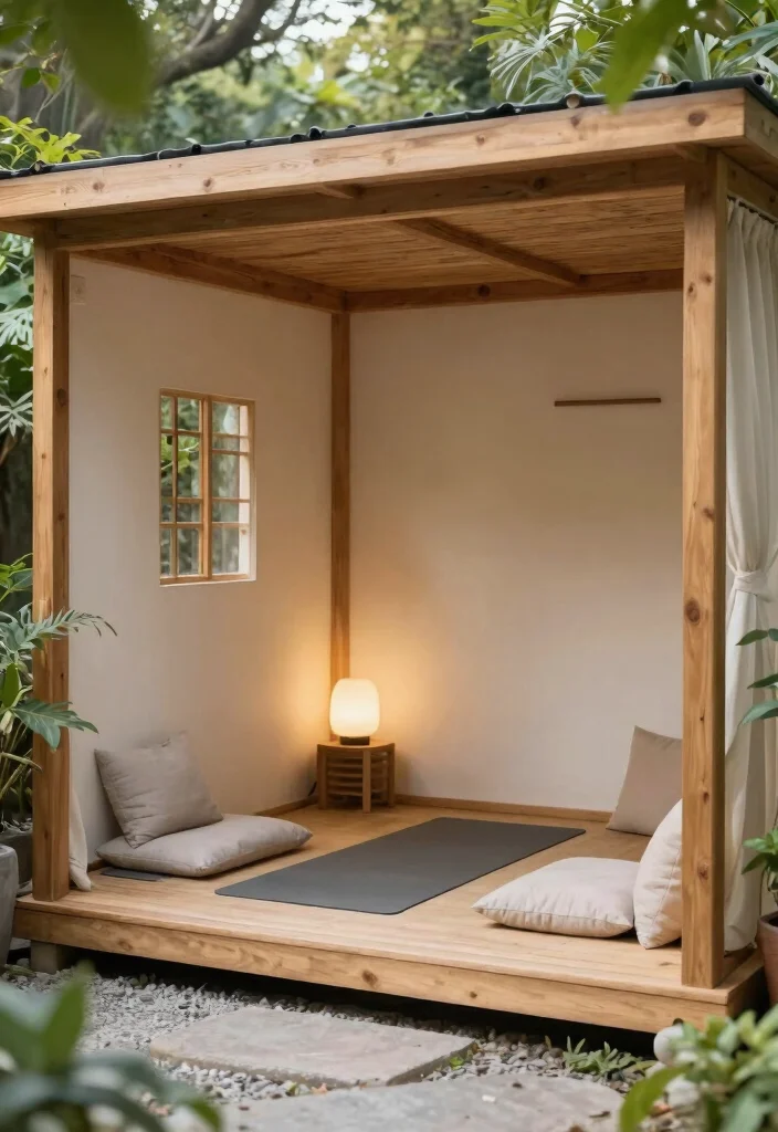 15 Best Sims 4 Garden Hut Ideas for Virtual Homeowners 9. Nature Retreat Meditation Shed 0