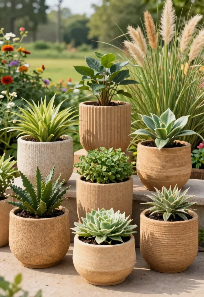 15 Trending 2024 Outdoor Planter Concepts You Need to See 15. Eco Friendly Planters 0