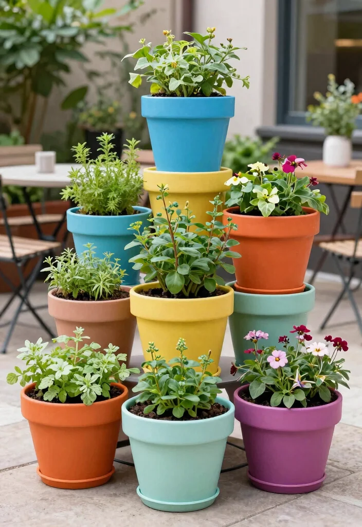 15 Trending 2024 Outdoor Planter Concepts You Need to See 3. Stackable Planters 0