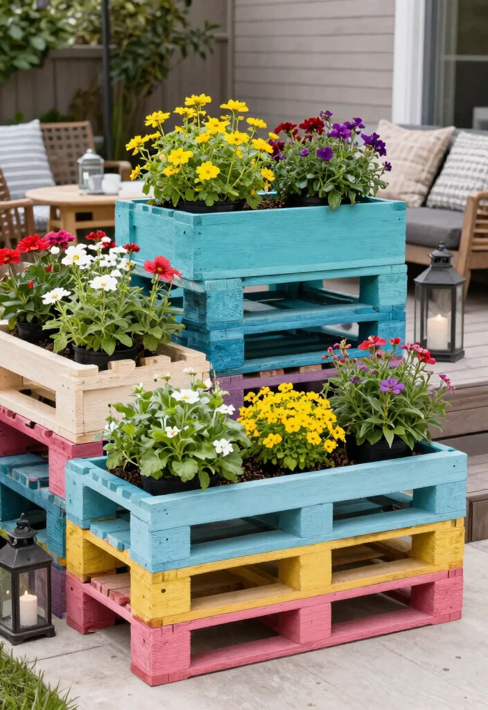 15 Trending 2024 Outdoor Planter Concepts You Need to See 4. Customized Pallet Planters 0