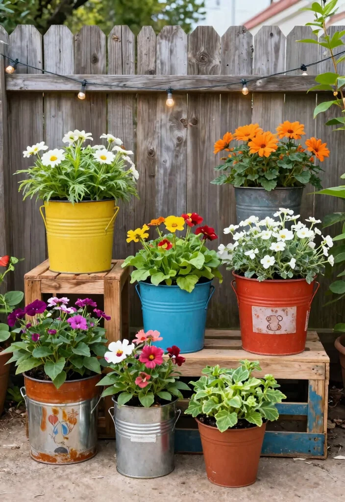 15 Trending 2024 Outdoor Planter Concepts You Need to See 6. Recycled Container Gardens 0