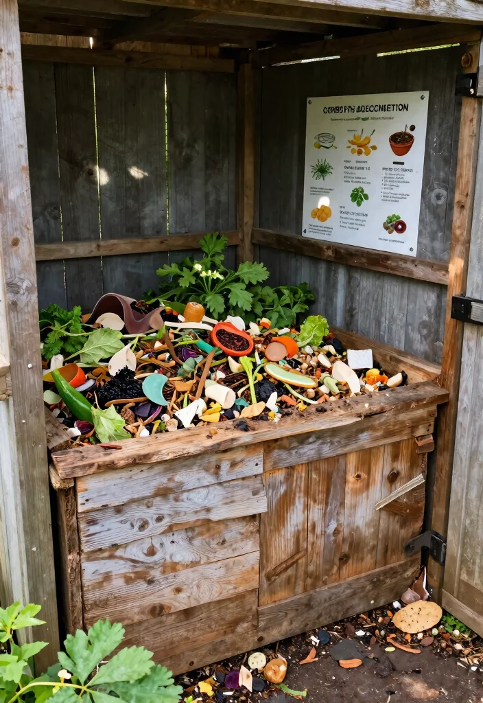 17 Genius Garden Shed Hacks for Storage Maintenance 13. Create a Composting Area 0