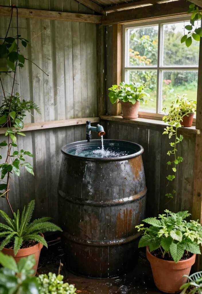 17 Genius Garden Shed Hacks for Storage Maintenance 15. Install a Rainwater Collection System 0