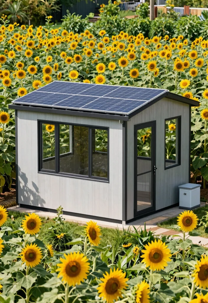 17 Stunning Garden Shed Ideas to Create Your Backyard Oasis 13. Shed with Solar Panels 0