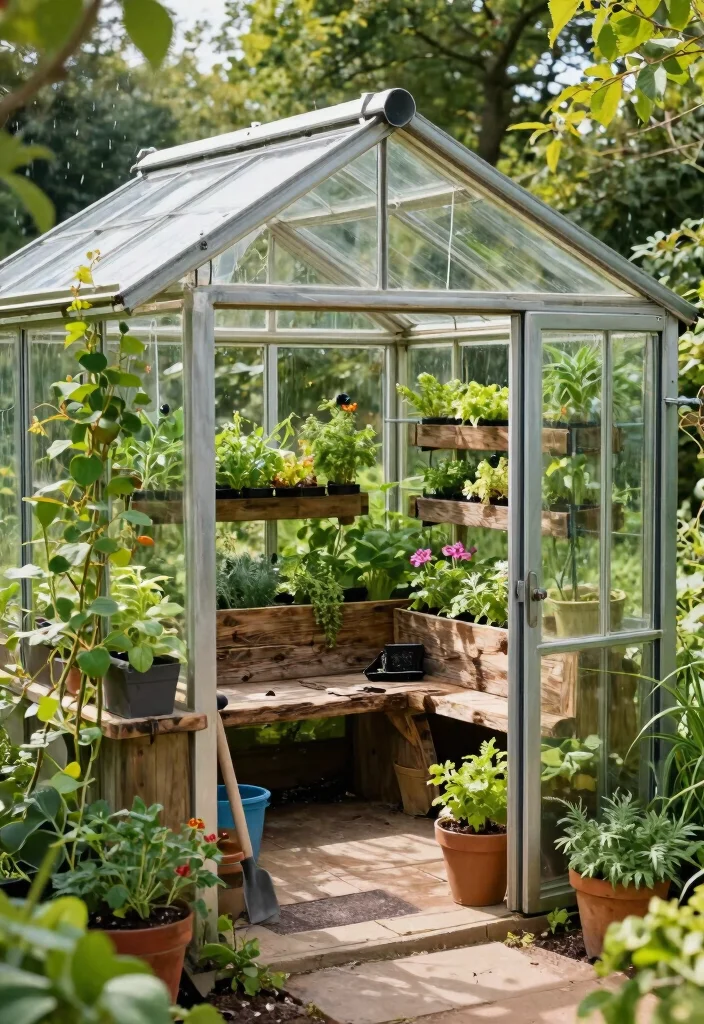 17 Stunning Garden Shed Ideas to Create Your Backyard Oasis 4. Sustainable Greenhouse Shed 0