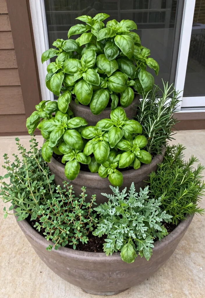 21 Stunning Outdoor Planter Ideas to Brighten Your Porch 18. Herb Spiral Planter 0