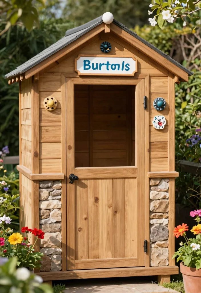 23 Breathtaking Garden Shed Inspiration Photos for Your Project 12. Shed with Charming Little Details 0