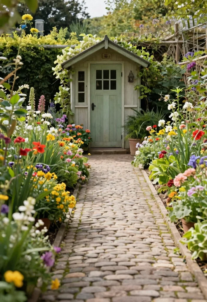23 Breathtaking Garden Shed Inspiration Photos for Your Project 13. Shed with a Traditional Garden Pathway 0