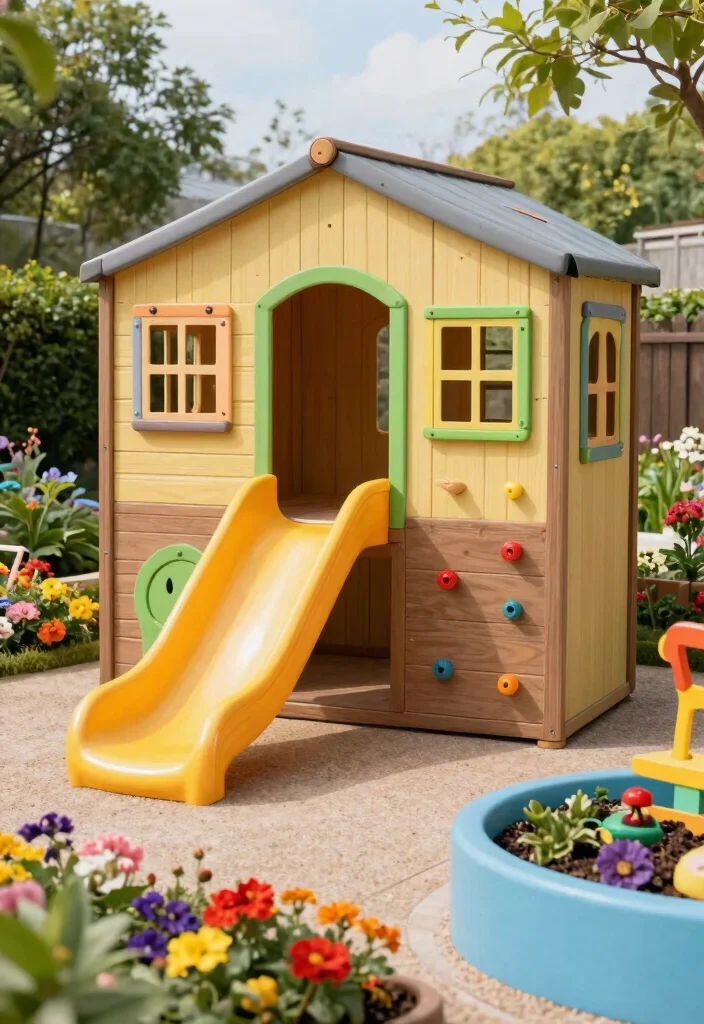 23 Breathtaking Garden Shed Inspiration Photos for Your Project 22. Shed with Interactive Features for Kids 0