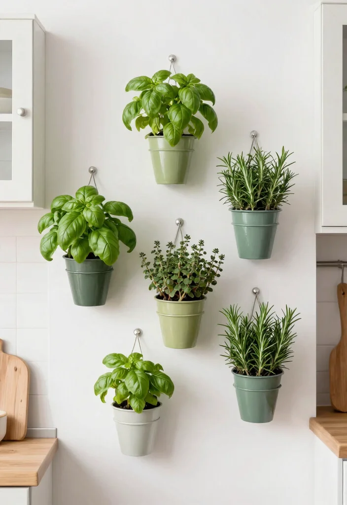 23 Creative Plant Stand Ideas to Show Off Your Greenery 10. Hanging Wall Planters 0