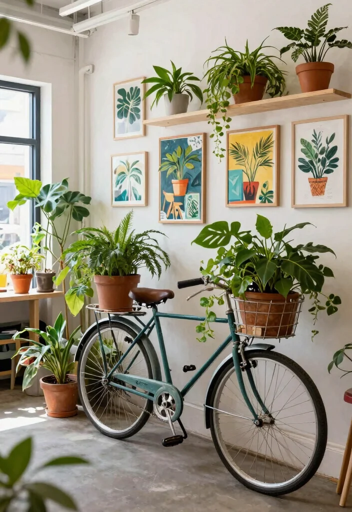 23 Creative Plant Stand Ideas to Show Off Your Greenery 20. Artistic Plant Displays 0