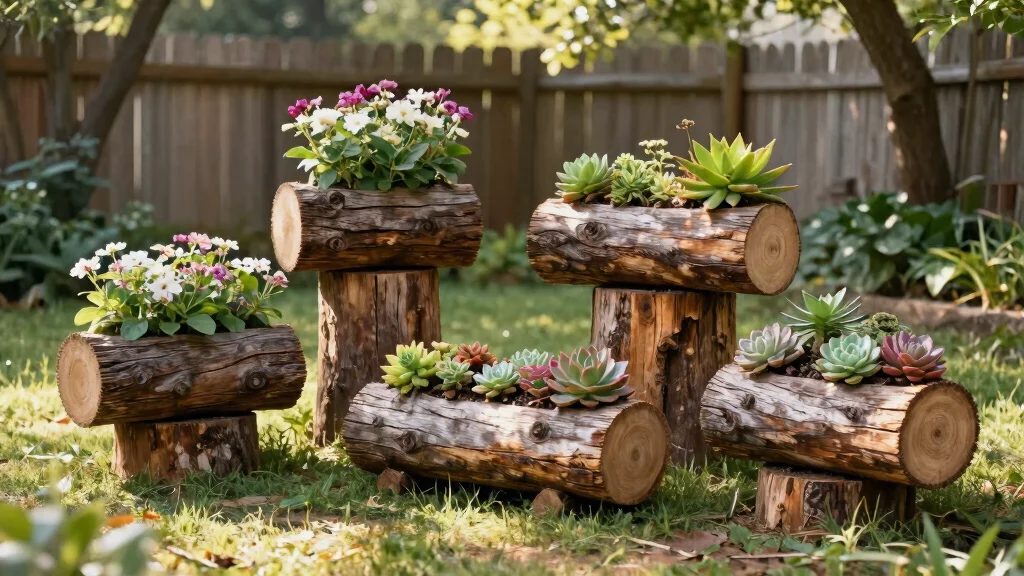 5 Rustic Log Planter Stand Ideas for a Natural Look