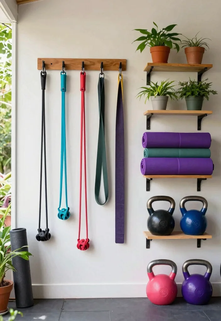 5 Smart Garden Shed Gym Ideas for an Outdoor Workout 1. Vertical Wall of Fitness 0