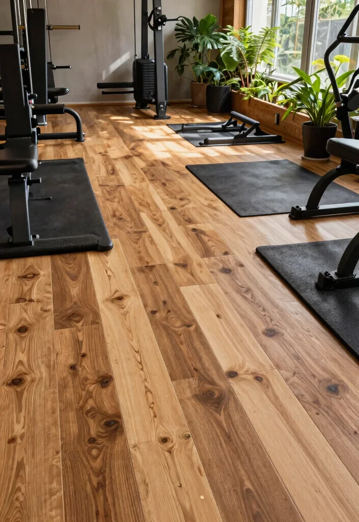 5 Smart Garden Shed Gym Ideas for an Outdoor Workout 5. Creative Flooring Ideas 0