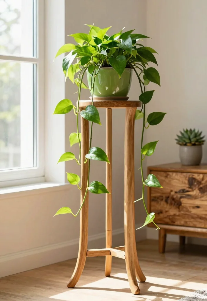 5 Unique Plant Stands That Look Like a Tree Must See 1. The Elegant Willow Stand 0