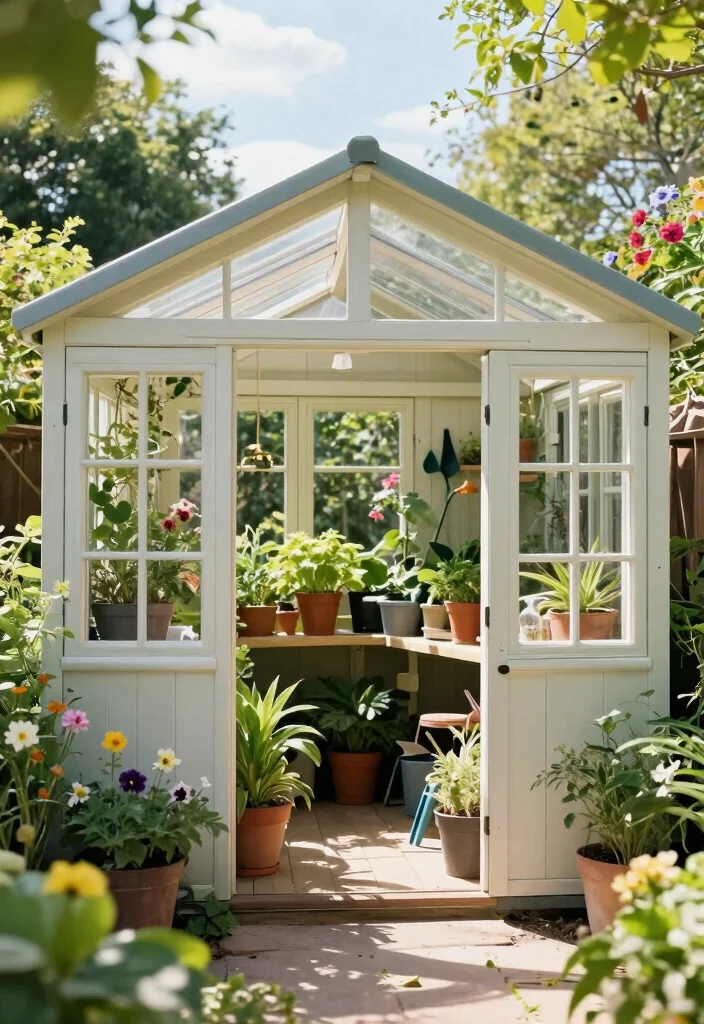 7 Beautiful Garden Shed Window Ideas for Natural Sunlight 3. Skylights for Optimal Natural Lighting 0