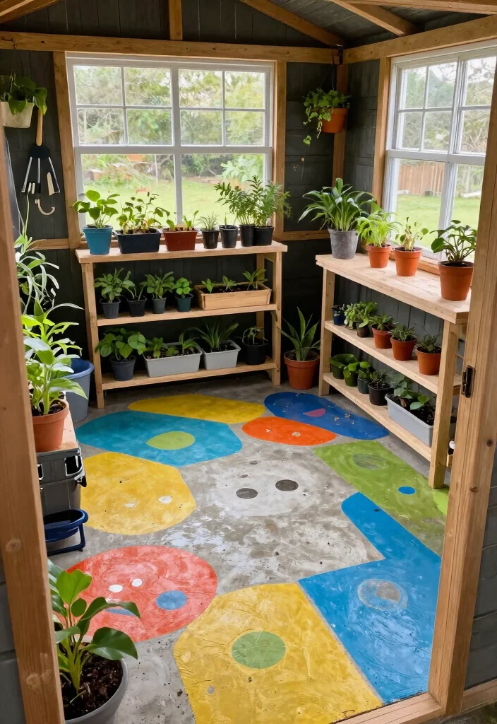7 Best Garden Shed Flooring Ideas from Stone to Wood 7. Creative DIY Options 0