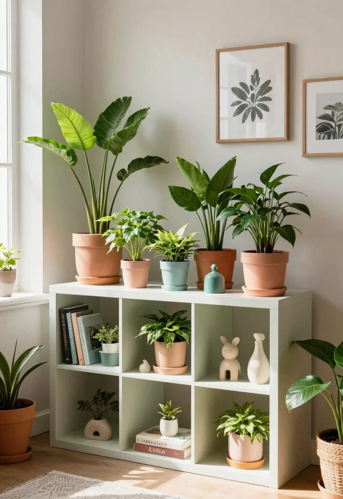 7 Best Ikea Hacks Plant Stand Projects Must Try 1. The KALLAX Plant Shelf 0