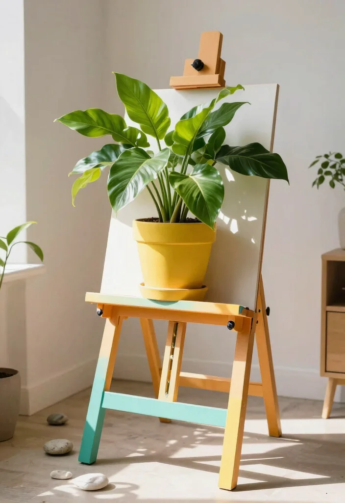 7 Best Ikea Hacks Plant Stand Projects Must Try 4. The MLA Easel Plant Holder 0