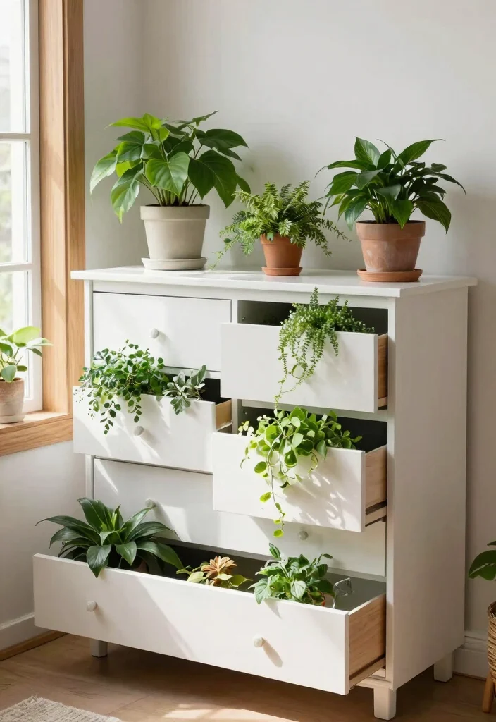 7 Best Ikea Hacks Plant Stand Projects Must Try 6. The MALM Dresser Planter Hack 0