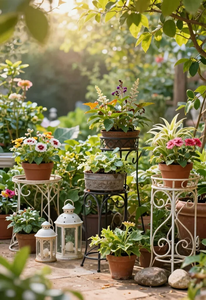 7 Classic Vintage Wrought Iron Plant Stand Ideas for Small Space Gardening Conclusion 0