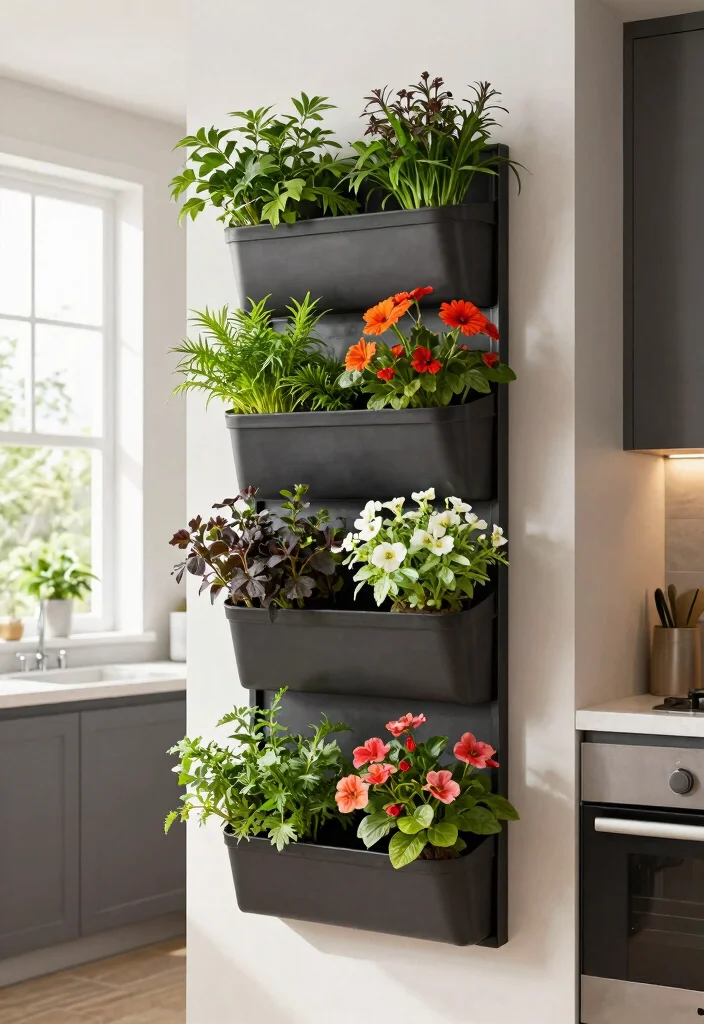 7 Efficient 3 Tier Plant Stand Ideas for Your Urban Jungle 7. Vertical Wall Planters as a Stand Alternative 0