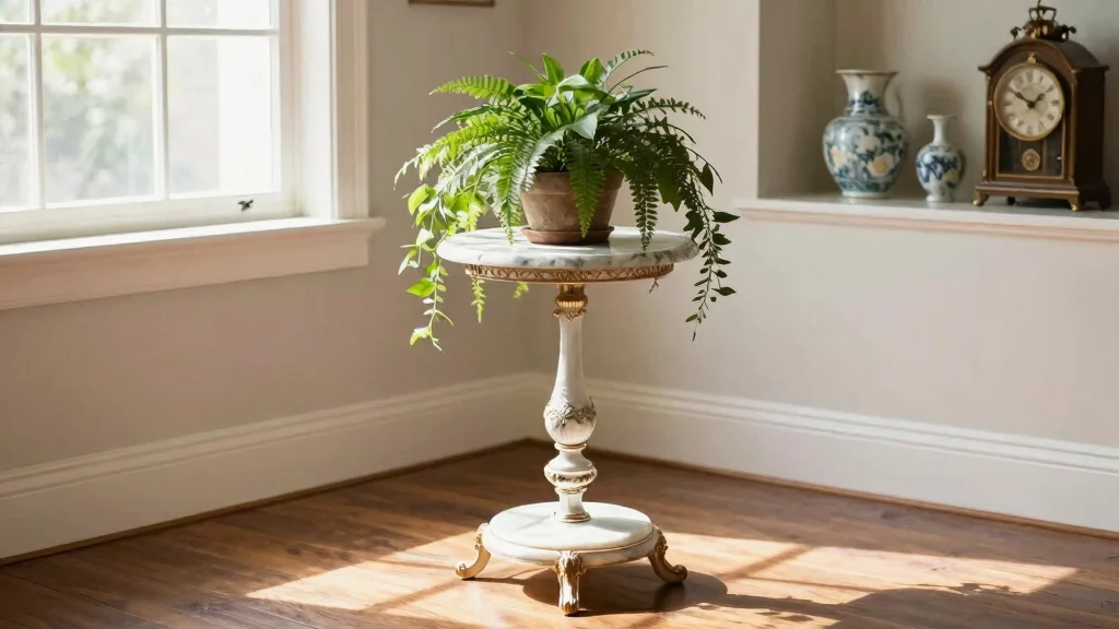7 Elegant Victorian Marble Top Plant Stand Ideas
