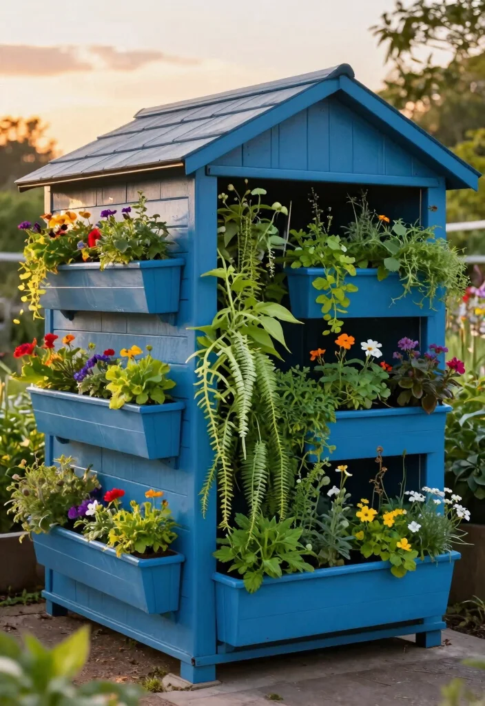 7 Practical Small Garden Shed Ideas Tiny Space Solutions 1. Vertical Gardening Shed 0