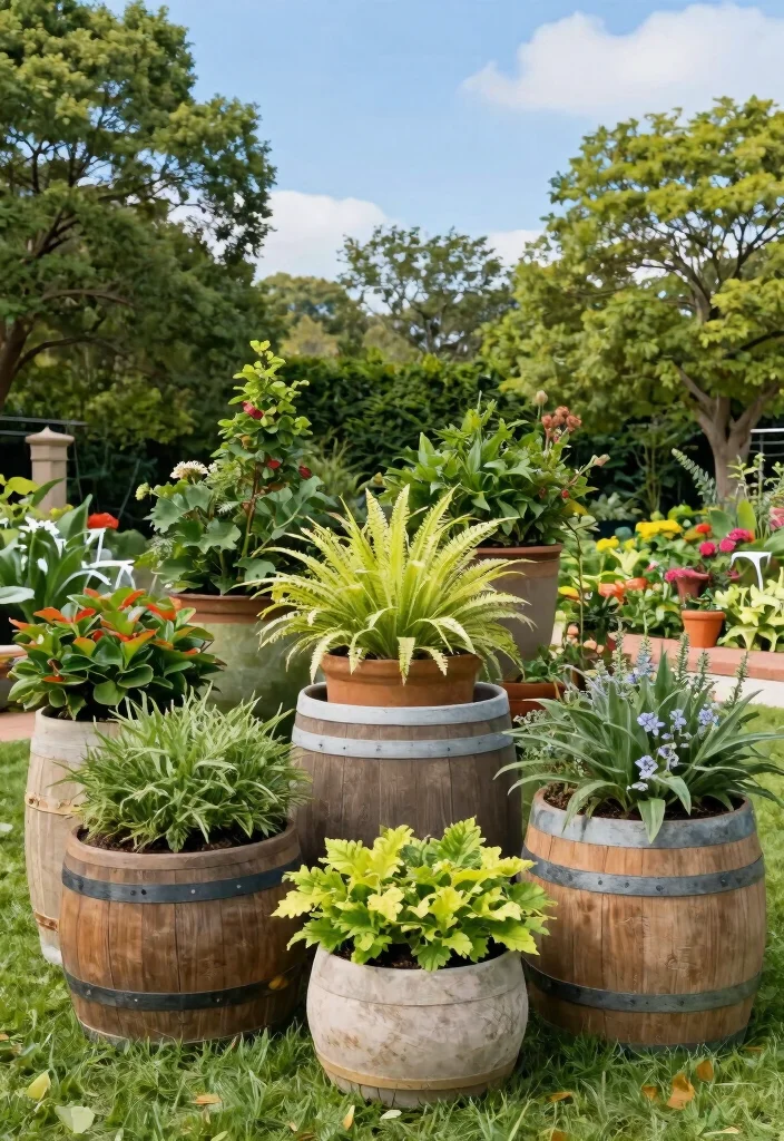 7 Rustic Outdoor Barrel Planter Ideas for Country Style Conclusion 0