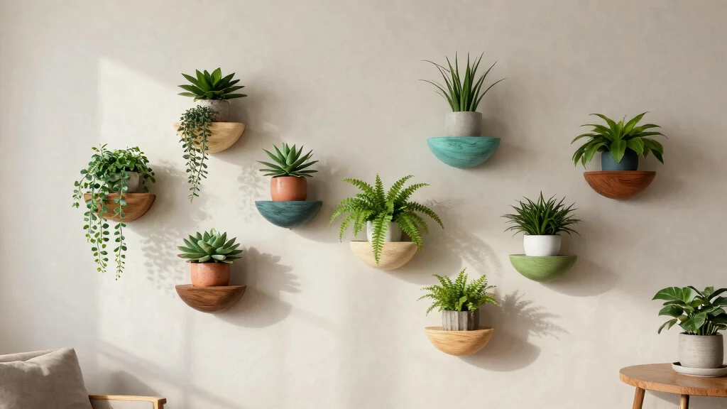 7 Sleek Half Moon Plant Stand Ideas for Wall Display