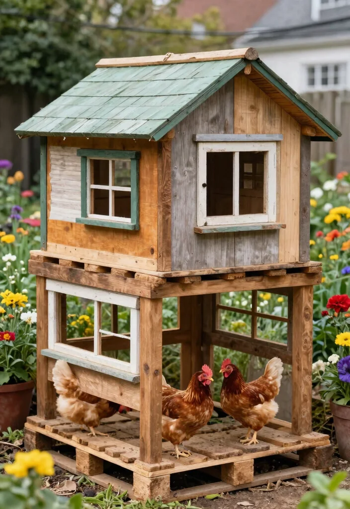 7 Smart Garden Shed Chicken Coop Ideas for Fresh Eggs 7. DIY Repurposed Coop 0